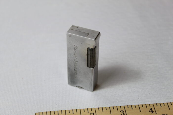 Vintage Jackson lighter with personalization of Henry Skudstad engraved