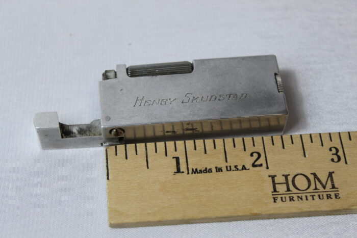 Vintage Jackson lighter with personalization of Henry Skudstad engraved - Image 6