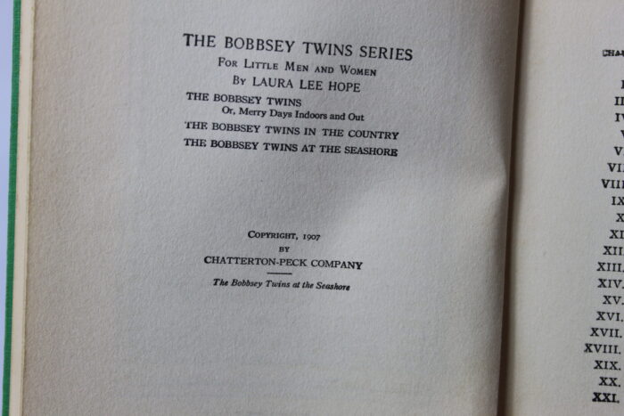 Book “The Bobbsey Twins At the Seashore” by Laura Lee Hope circa 1907 - Image 10