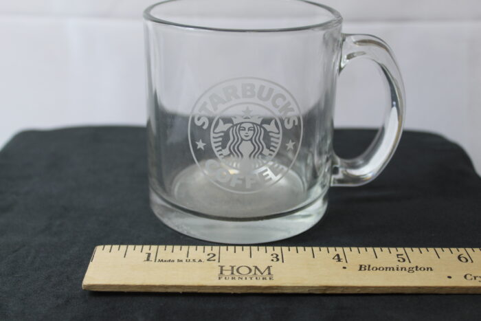 Starbucks vintage clear glass coffee mug - Image 2