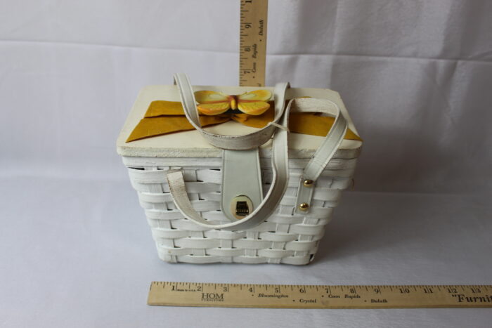 Vintage Simon/Ernest Blum wicker hand basket - Image 2
