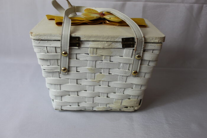 Vintage Simon/Ernest Blum wicker hand basket