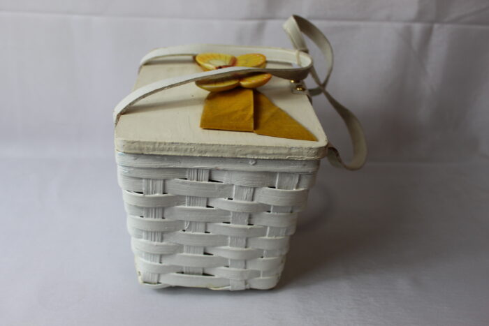 Vintage Simon/Ernest Blum wicker hand basket - Image 5